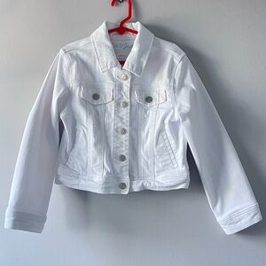 Cat & Jack White Kids Denim Jacket